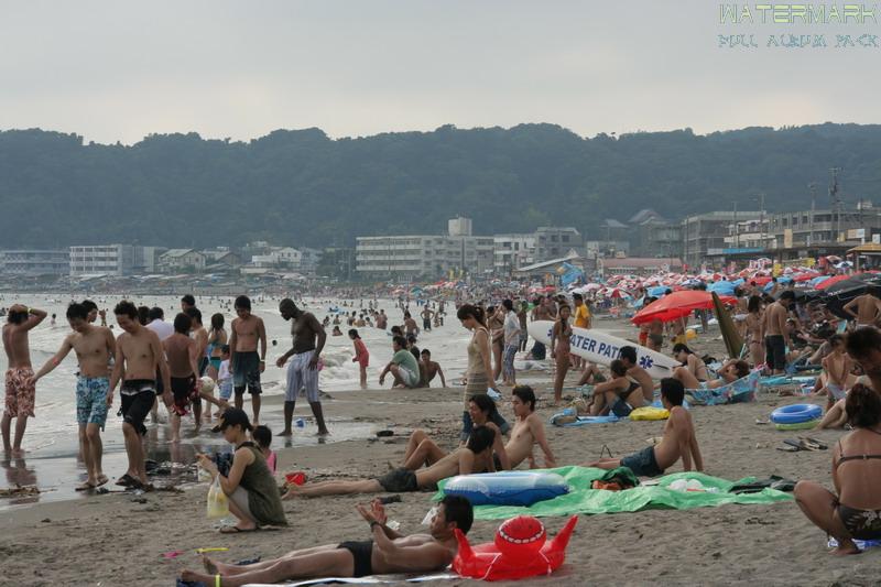 Kamakura - beach - 001