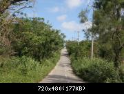 A typical small road on the island - driving is really easy there