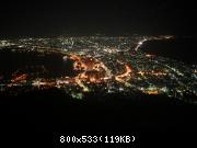 the famous night view from Mount Hakodate