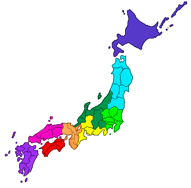 japan map. Secret Onsen - Map of Japan